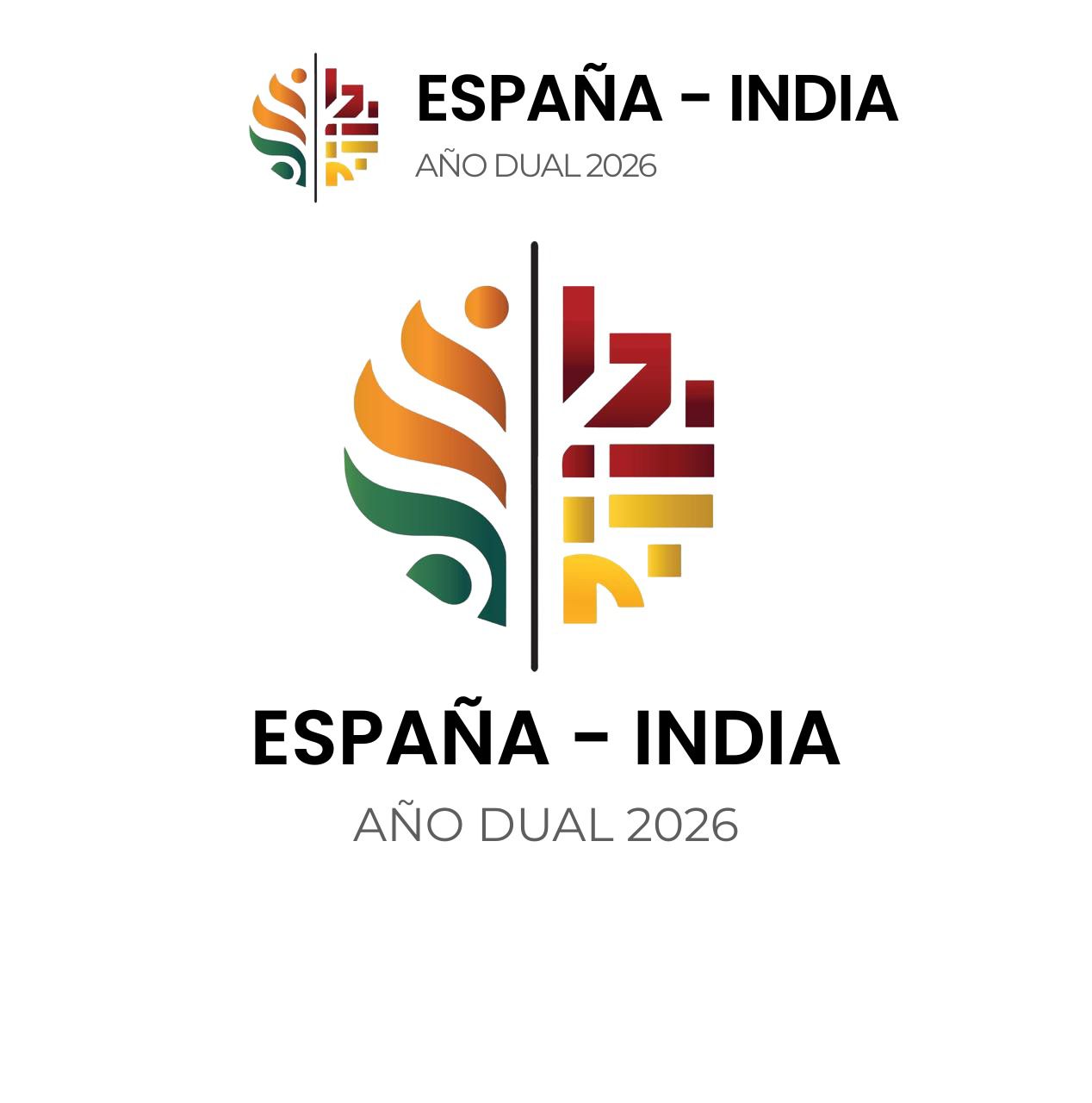 Logo del Año Dual España-India 2026