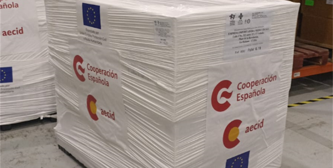 España envía medicinas y material sanitario a Cuba para atender a las personas afectadas por el incendio en Matanzas