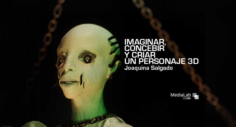 Imaginar concebir y criar un personaje 3D