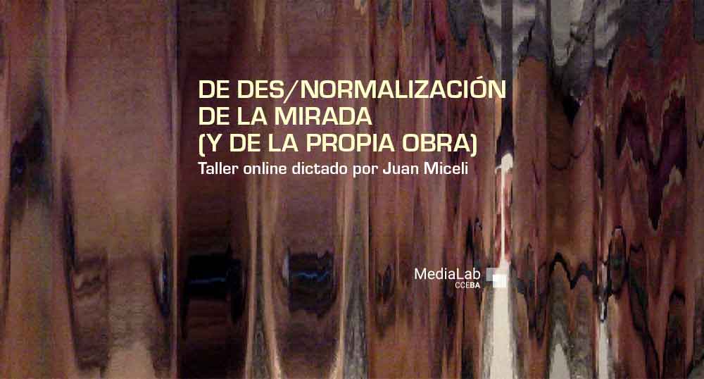 De Desnormalizacin de la mirada y de la propia obra