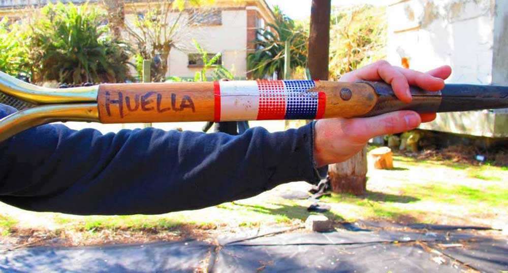 Huella un laberinto de cactus