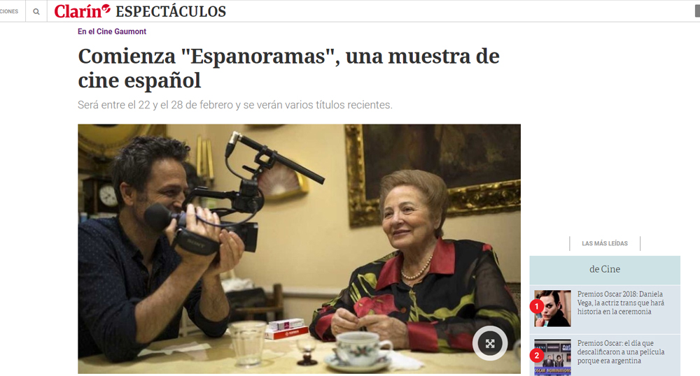 Comienza Espanoramas una muestra de cine espaol