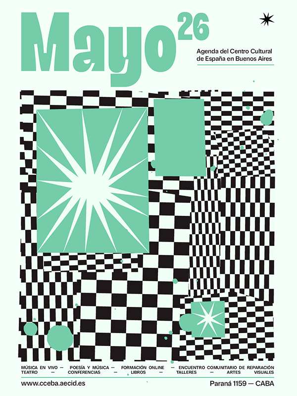 Portada de la agenda de actividades del CCEBA mayo 2026