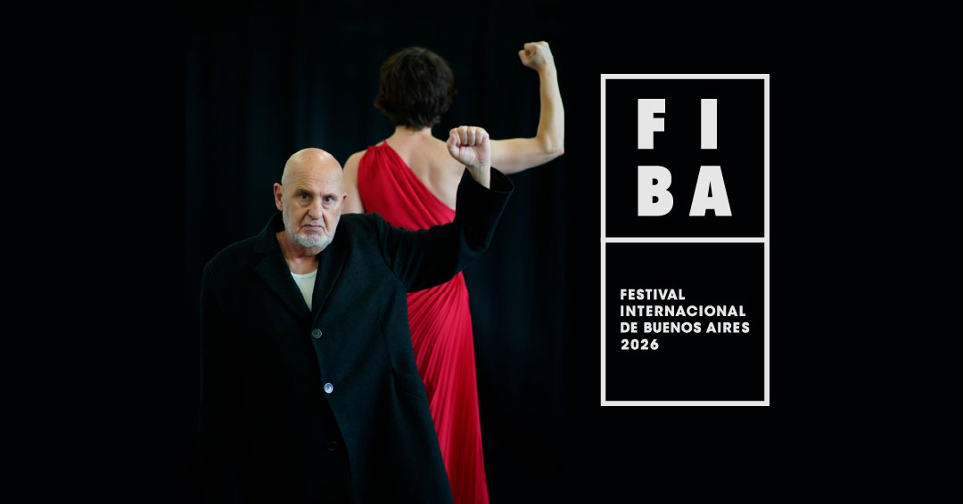 Fotografía de Kirenia Martínez Acosta y Antón Reixa de la obra teatral española Cicatriz